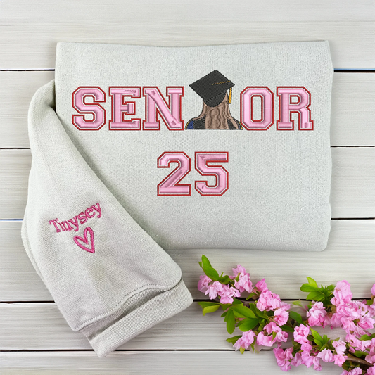 Embroidered Class of 2025 Sweatshirt